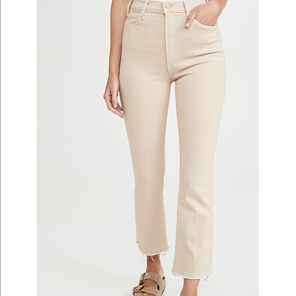 Mother The Hustler Ankle Fray Jeans